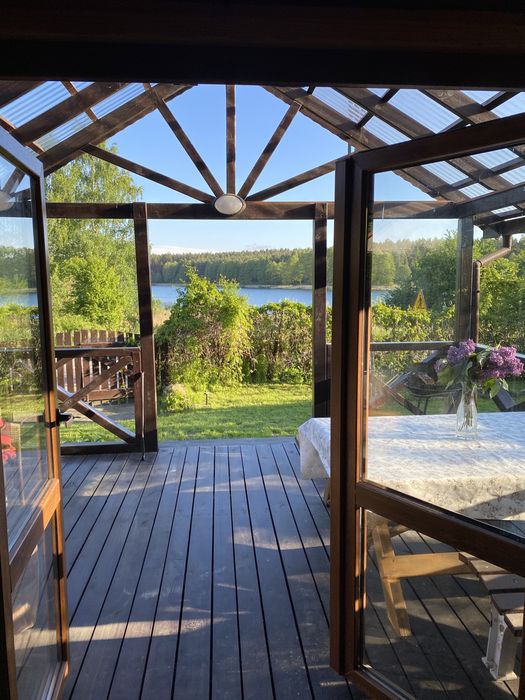 Domek z widokiem na jezioro Warchały