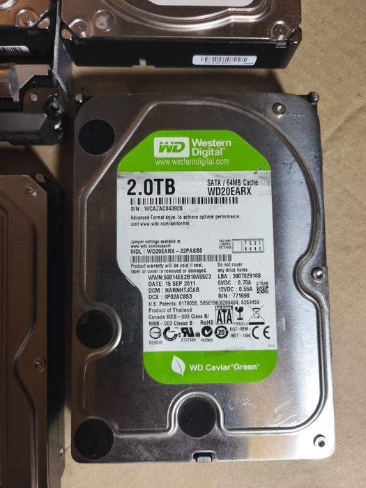HDD  1 TB - 4 TB