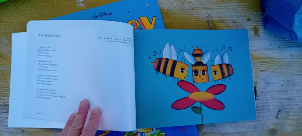 Livro banda desenhada Mickey Mouse e outro livro de histórias