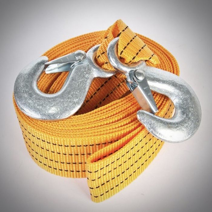 Трос буксировочный CarLiFe 2,5т 3т 4,5т 5т 5,5т 6т 6,5т 8т