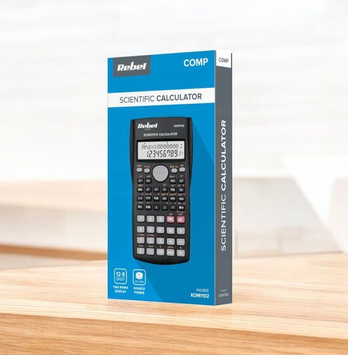 Nowy czarny kalkulator naukowy