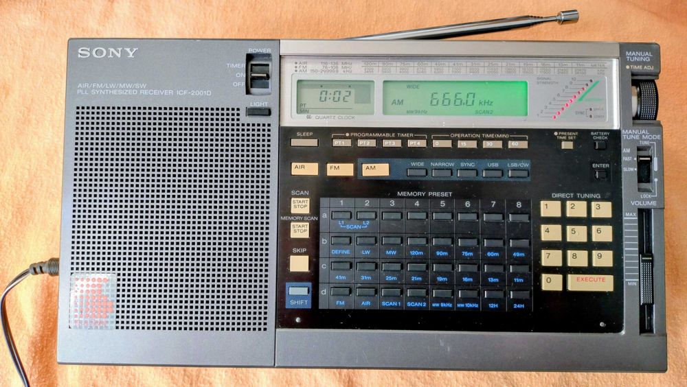 Super Radio Sony ICF-2001D/2010