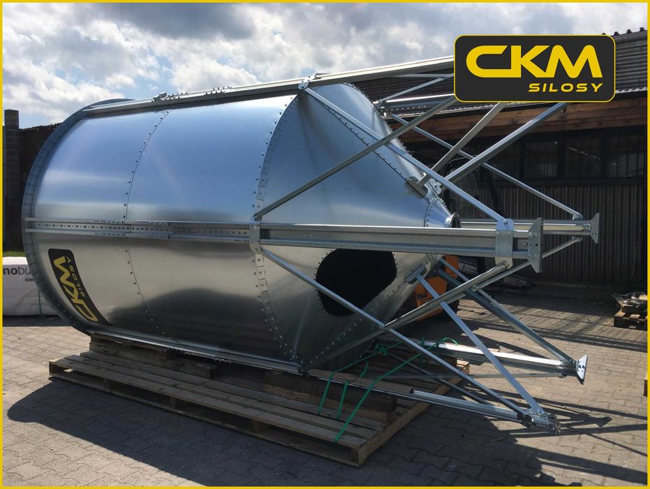 Silos paszowy 15 ton - gotowy - transport - szybki termin - POLSKI