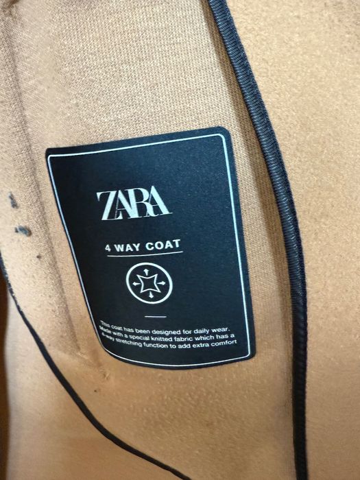 Plaszcz Zara bezowy Large