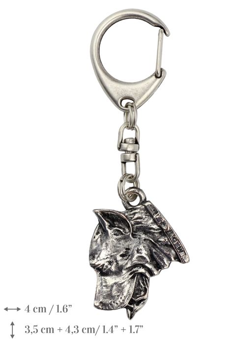 Presa Canario brelok posrebrzany Art-Dog