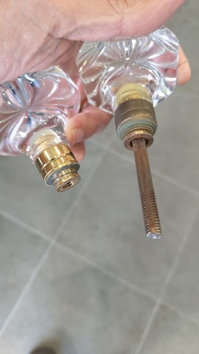 Puxadores maçanetas de vidro para portas