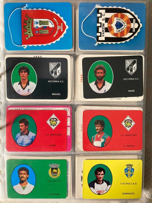 Calendários Antigos de Futebol - Galhardetes (preço unitário)