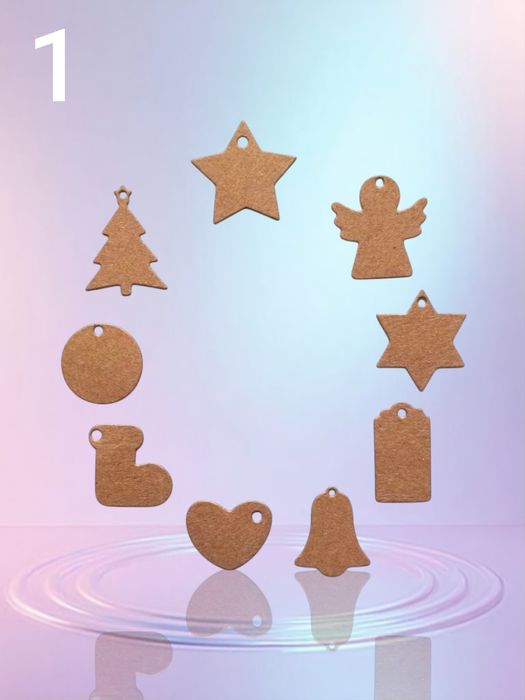 Бирки этикетки ценники крафт картон наборы микс подарок ручная работа