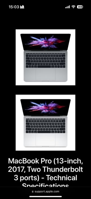 Apple Macbook Pro 13” (2017)