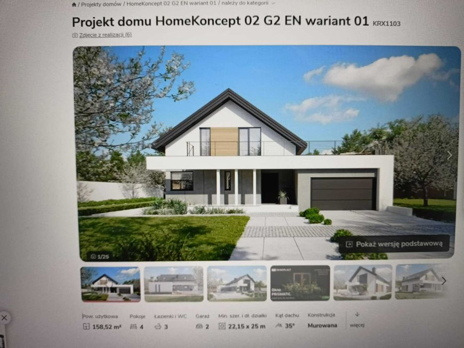 Okazja projekt domu nowoczesnego- super cena