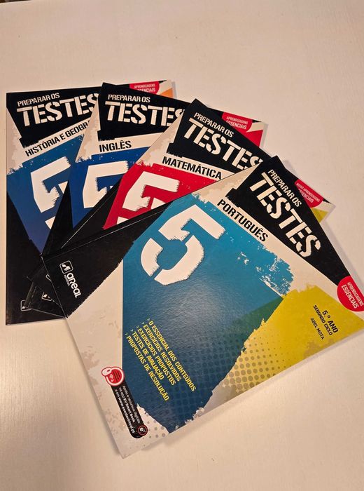 Livros Preparar os Testes 5º Ano