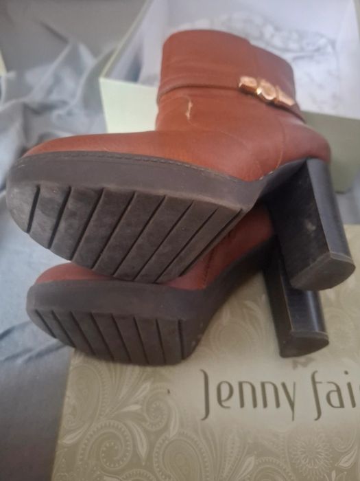 Jenny fairy brązowe botki na obcasie r 35
