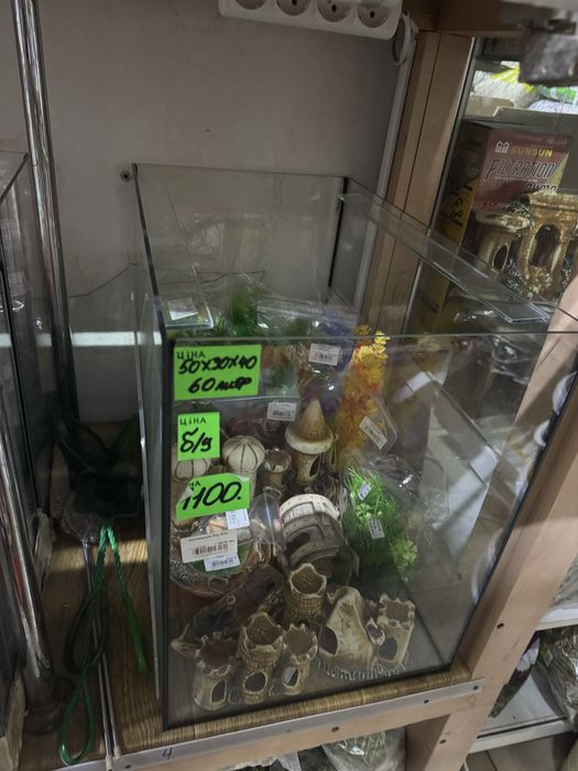 Аквариумы разные