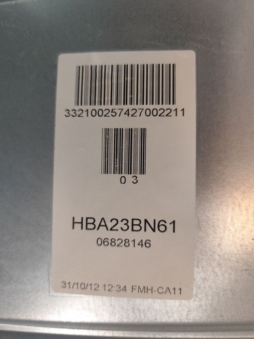 Piekarnik Bosh HBA23BN61 czarno złoty