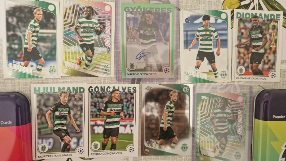 Lote Sporting CP – Autógrafo Viktor Gyökeres /199 Numerado, Quenda Future Stars, Hjulmand