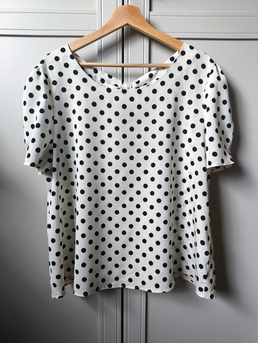 Bluzka w groszki ATMOSPHERE rozmiar XL (48)