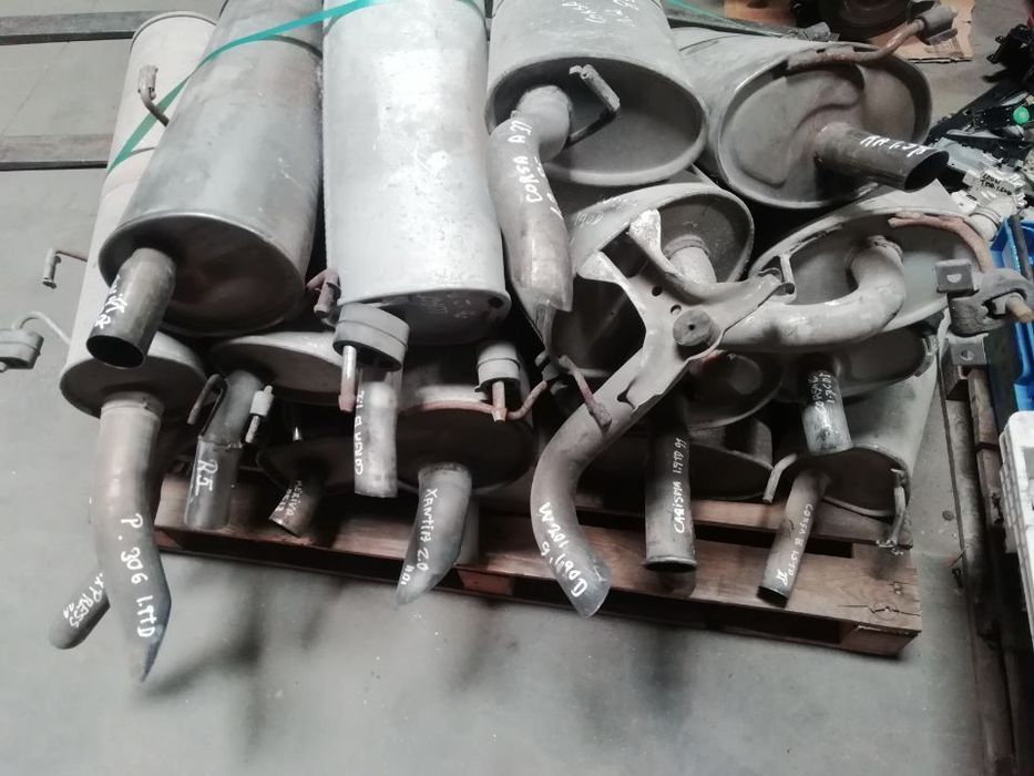 Panela de escape final -VARIAS MARCAS - usadas