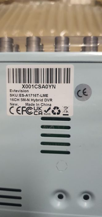 Gravador video CCTV novo