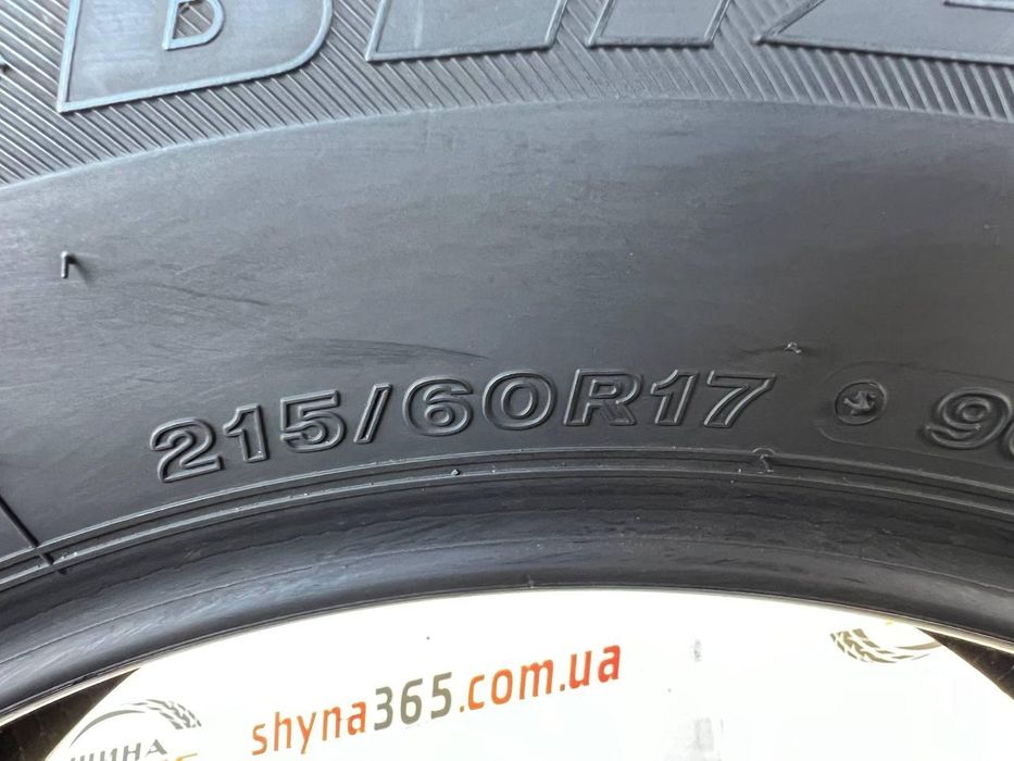 215/60 r17 bridgestone blizzak revo gz 7mm шини бу зима