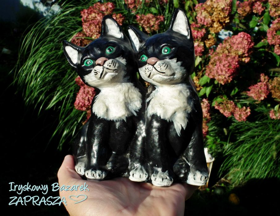 Figurka dwa koty
