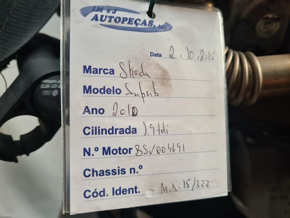Motor completo SKODA Superb II Hatchback (3T4)