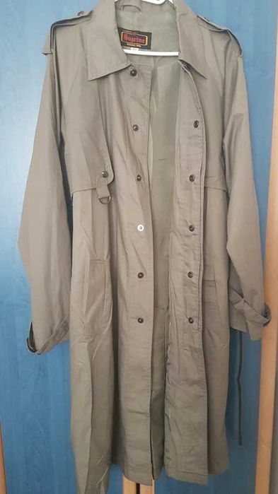 Elegancky płaszcz męski rozmiar XL kolor khaki nowy szybka wysyłka