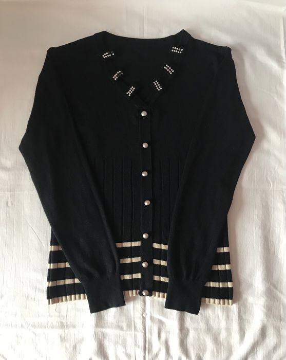 Женская трикотажная блузка кофточка свитерок свитшот джемпер, размер М