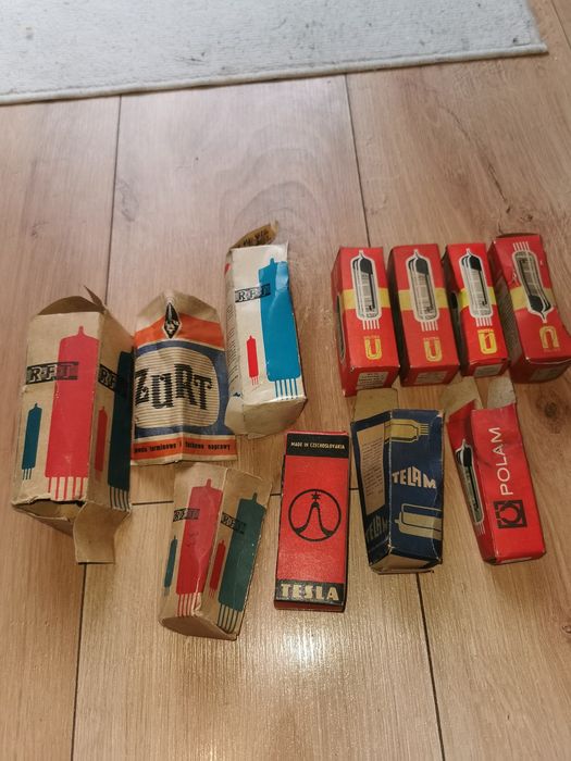 Lampy do telewizora lub radia PRL .