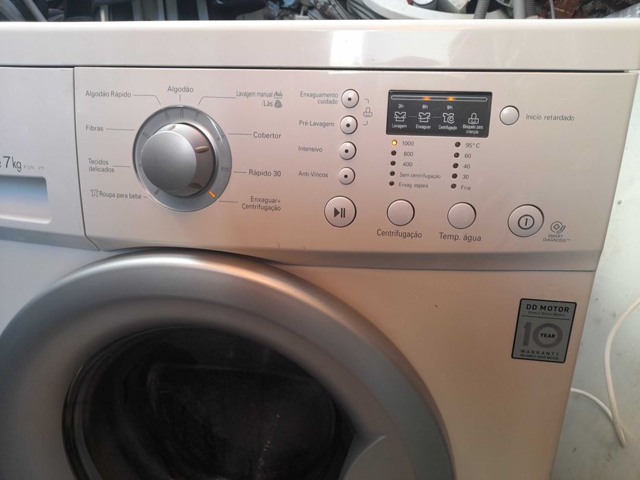 maquina de lavar roupa  LG direct dry 7 quilos 1000 rpm