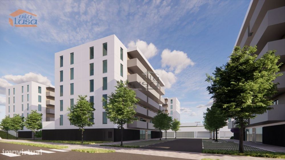 Apartamento T1 Novo varanda e lugar de garagem Vilar de Paraiso, Vi...
