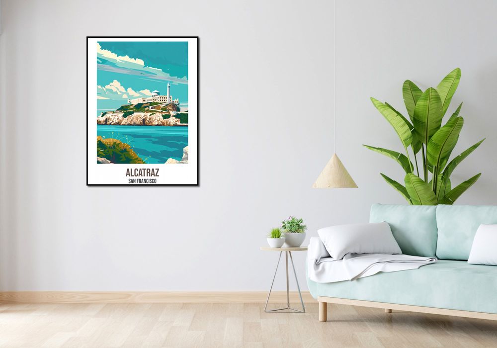 Plakat 75x100cm Alcatraz