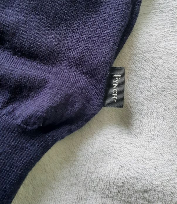Sweter męski r. M Fynch- Hatton merino/ silk