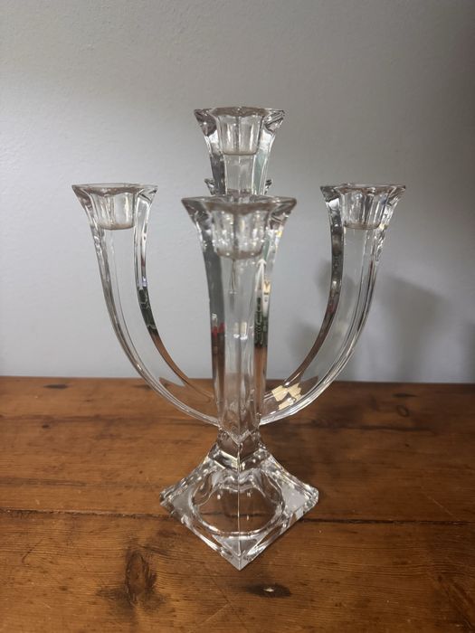 Vintage Candelabro em Cristal