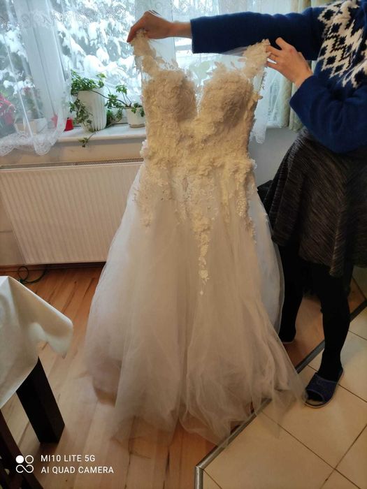 Suknia ślubna "księżniczka" Mona Lissa - rozm. 34/ XS