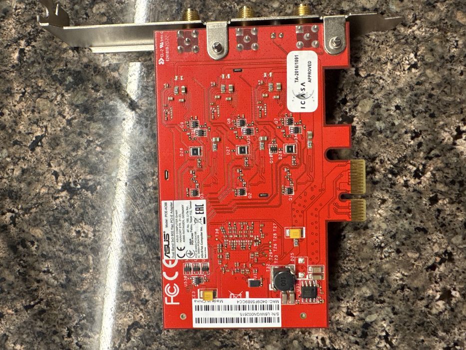 Wifi адаптер ASUS PCE-AC68 PCI-E AC1900 з антеною