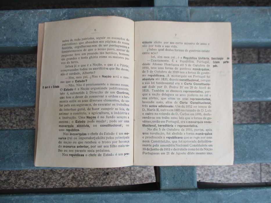 Lições Rudimentares de Educação Cívica - Ensino Primário 1924