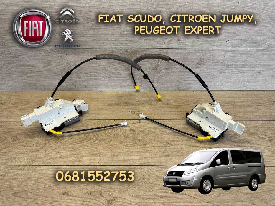 Замок дверей передній Фиат Фіат Скудо Fiat Експерт Джампі Джапми Пежо