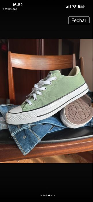 Tenis All-Star verdes Oliva como novos