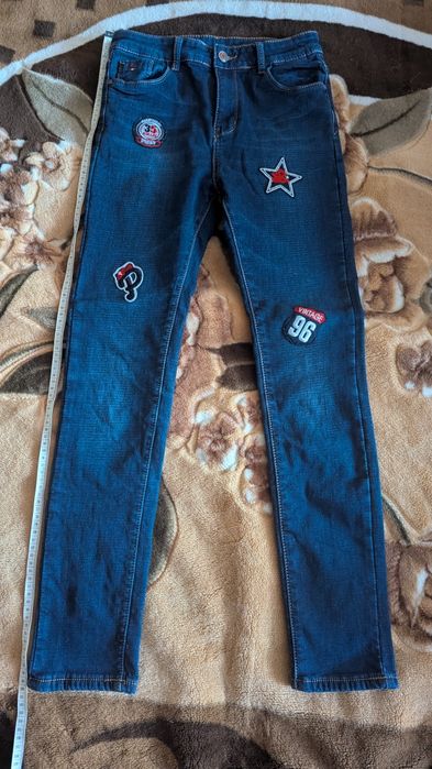 Детские утеплённые джинсы