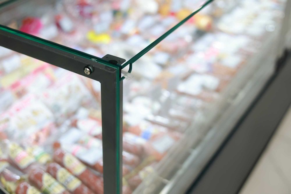 Холодильна вітрина в магазин, регал, горка в наявності, гастрономія