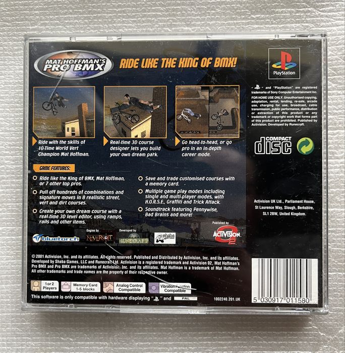 Mat Hoffman’s Pro BMX (PS1)