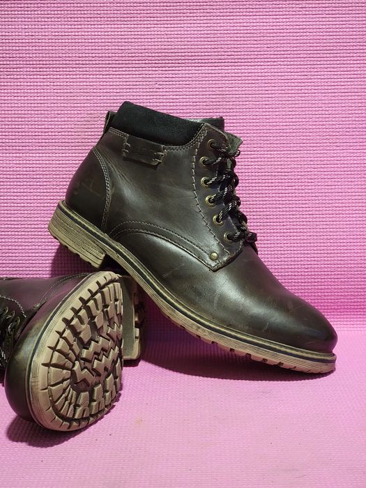 Устілка 30,5 см. AM Shoe ідеальні шкіряні черевики. Розмір 46
