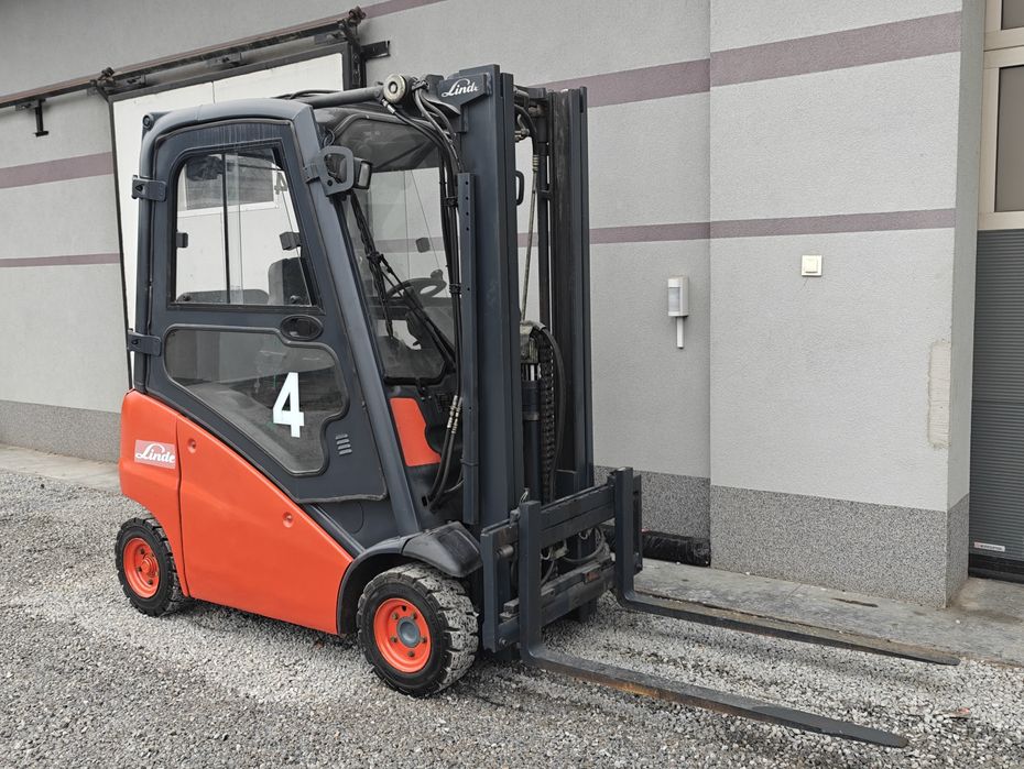 Wózek widłowy Linde H14 Lpg 1.4T Triplex 4.6m Ogrzewana Kabina