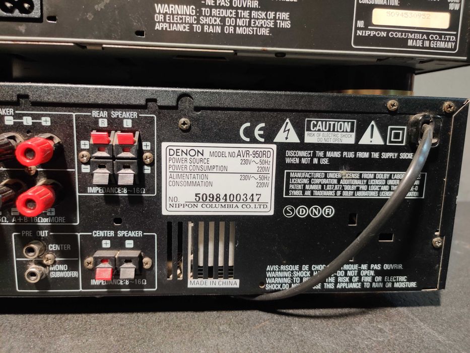 Denon AVR 950RD, CD DENON DCD 625