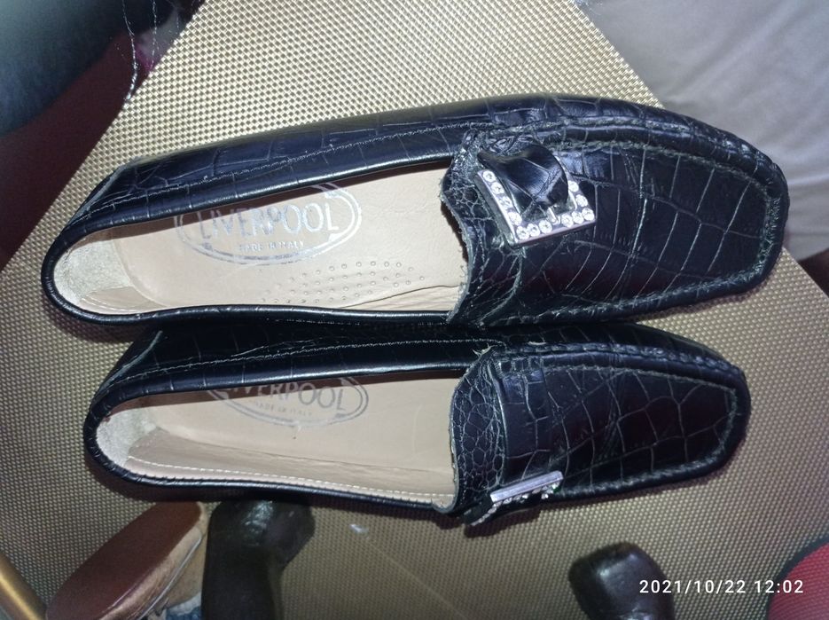 Кожаная обувь, туфли, мокасины, 37-38 размер