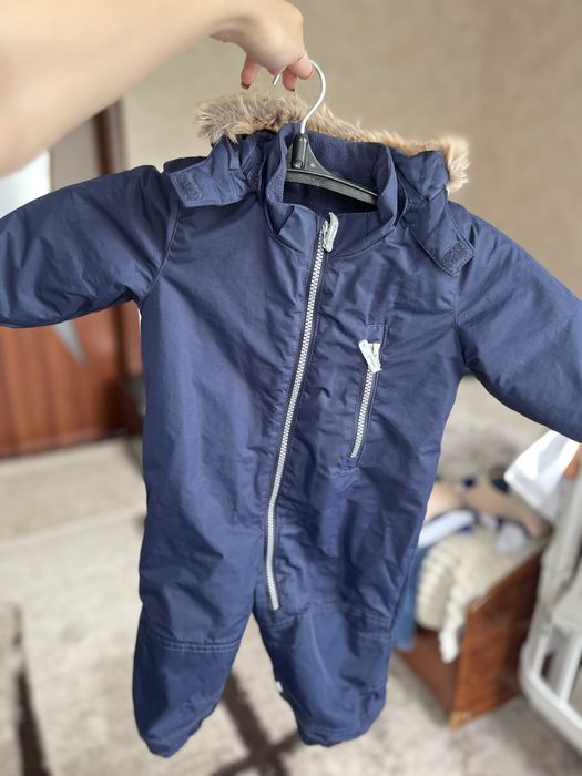 Зима/ осінь комбінезон h&m 74 см синього кольору.