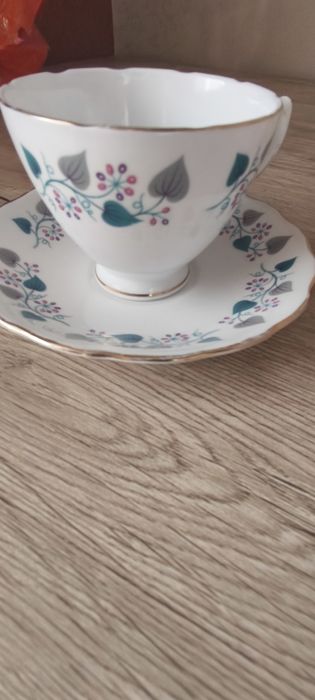 Чайна пара Royal Vale, Bone China, Англія (вінтаж)