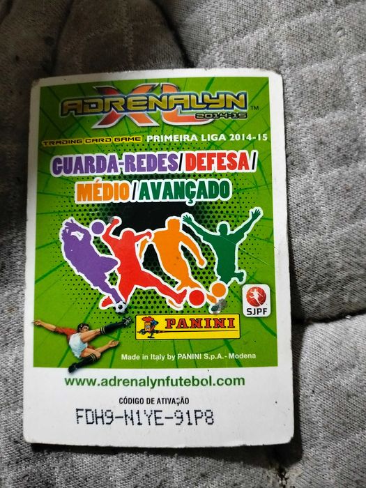 Cartas Panini adrenalina e UEFA