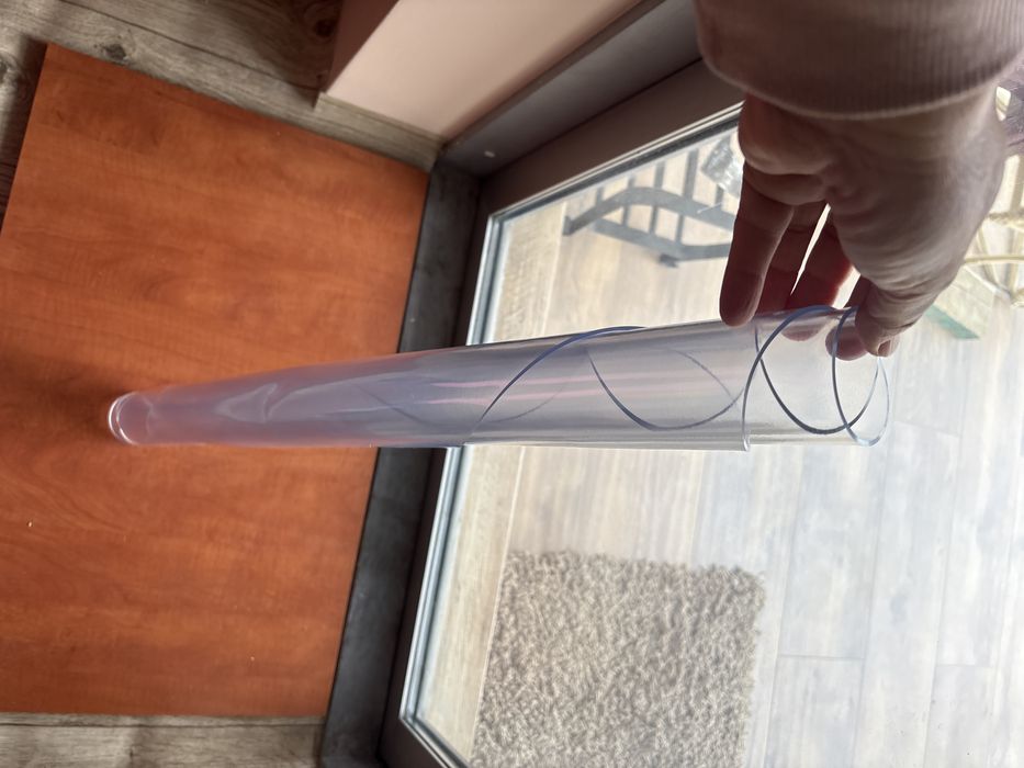 Mata ochronna podkładka blat stół 2mm 85cm OKRĄGŁA