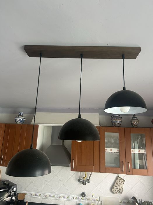 Candeeiro de teto 3 - Gato preto